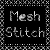 mesh stitch, cheap commerical font for $10 by Fran Board at Fran's Fonts